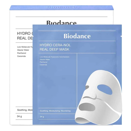 Biodance Hydro Cera-Nol Real Deep Mask maska z ceramidami 4 szt.