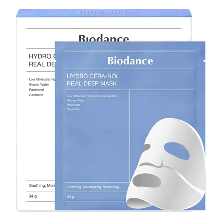Biodance Hydro Cera-Nol Real Deep Mask maska z ceramidami 4 szt.