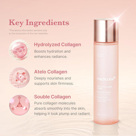 Medicube Triple Collagen Toner 4.0 tonik z kolagenem 140 ml