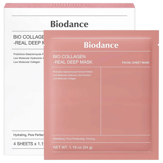 Biodance Bio-Collagen Real Deep Mask kultowa maska kolagenowa 4 szt.