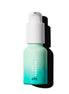 Tweezer with a green bottle labeled 'Liquide Panacea' on a white background
