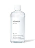 Clear toner bottle labeled 'mixsoon' on a white background