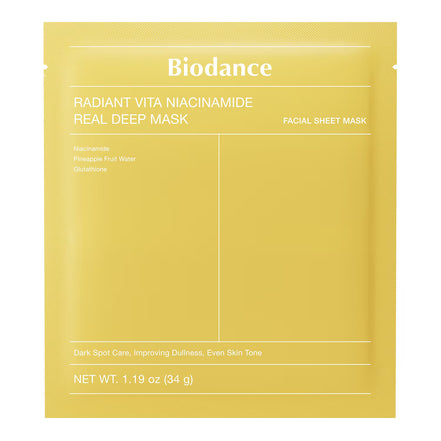 Biodance Radiant Vita Niacinamide Real Deep Mask 1pc.