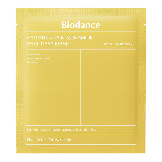 Biodance Radiant Vita Niacinamide Real Deep Mask 1pc.