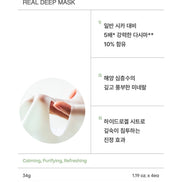 Biodance Refreshing Sea Kelp Real Deep Mask maska hydrożelowa 4 szt.