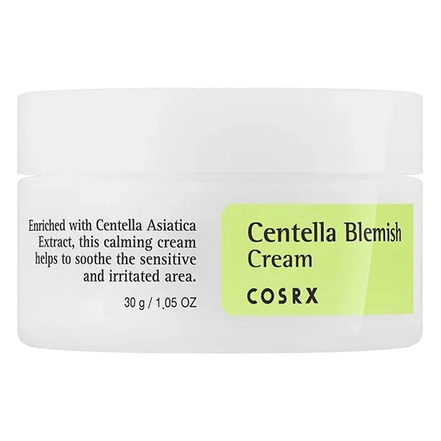 COSRX Centella Blemish Cream krem z wąkrotą na niedoskonałości 30 ml
