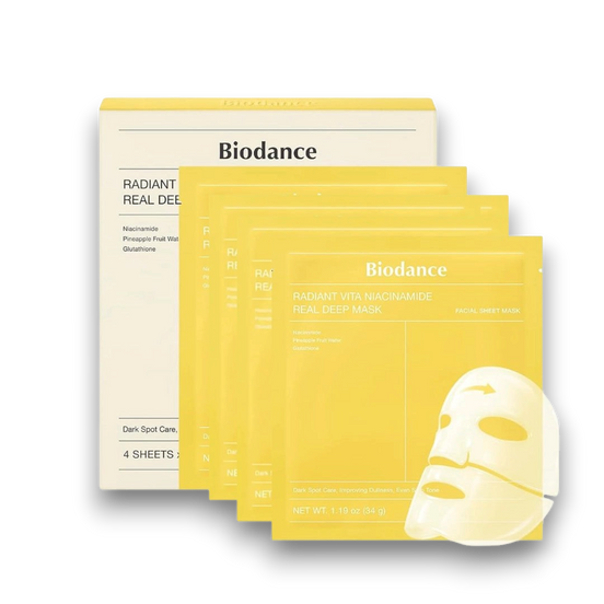 Biodance Radiant Vita Niacinamide Real Deep Mask maska hydrożelowa 4szt
