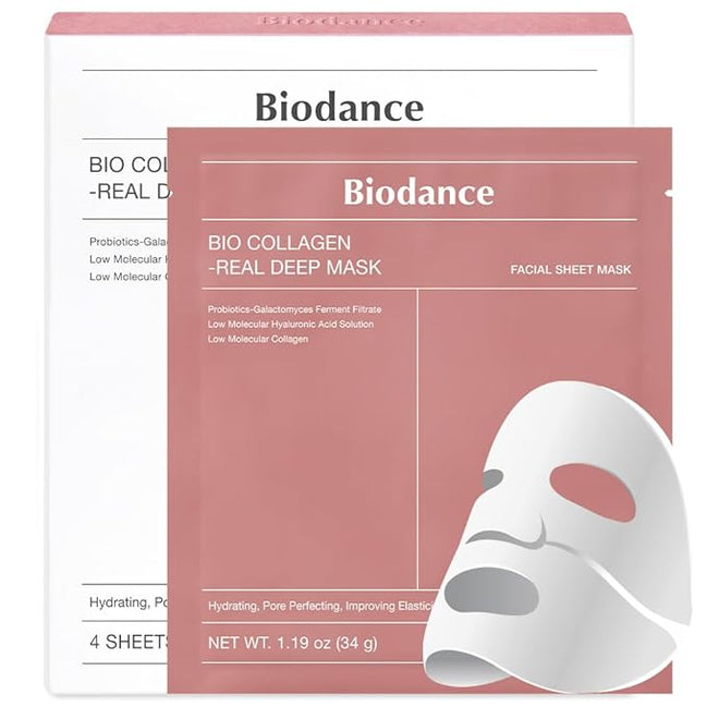 Biodance Collagen Real Deep Mask maska hydrożelowa z kolagenem 4 szt.