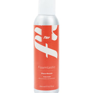 Foamtastic shaving mousse can on a white background