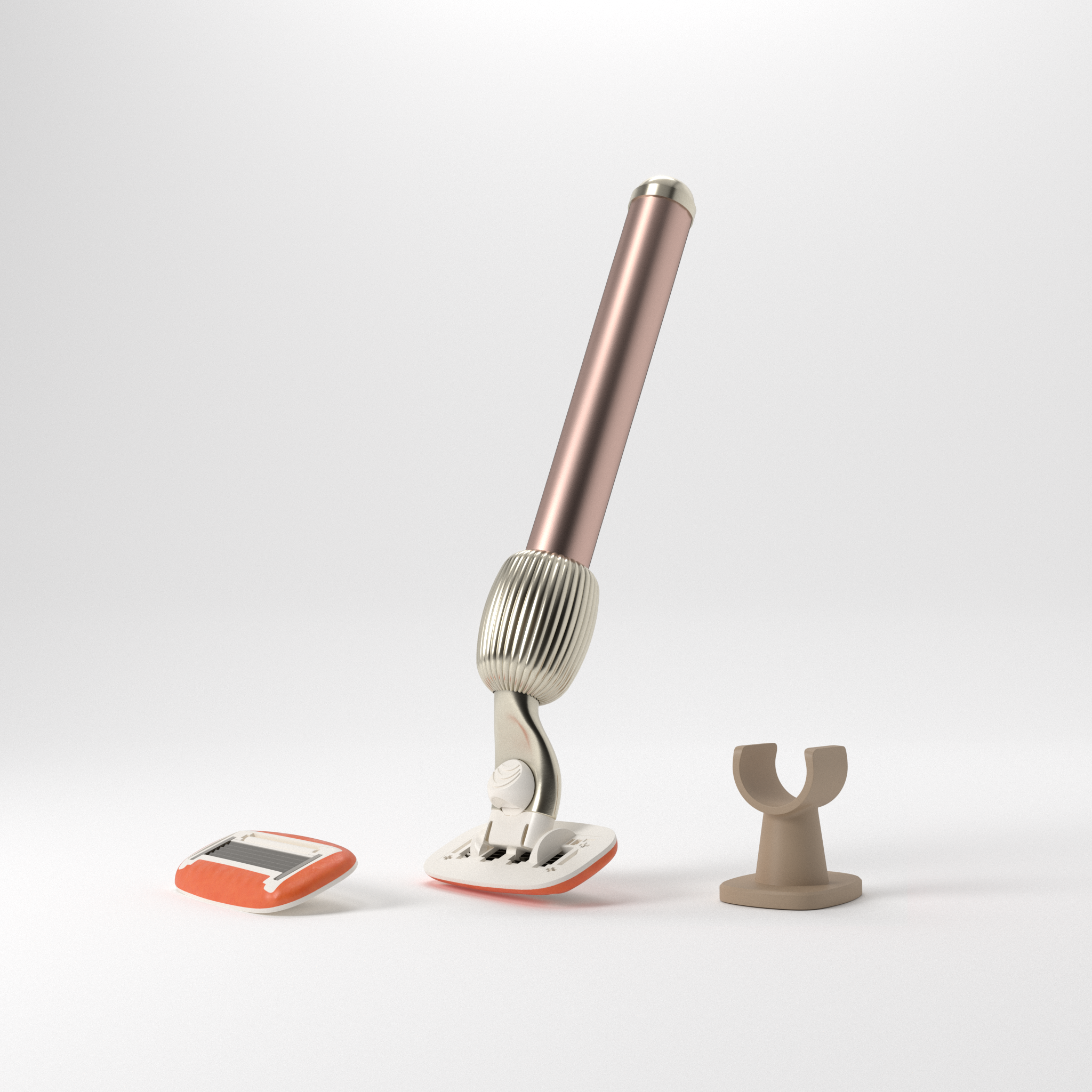 Fler The Razor Starter Set – Blush – Soft and metallic