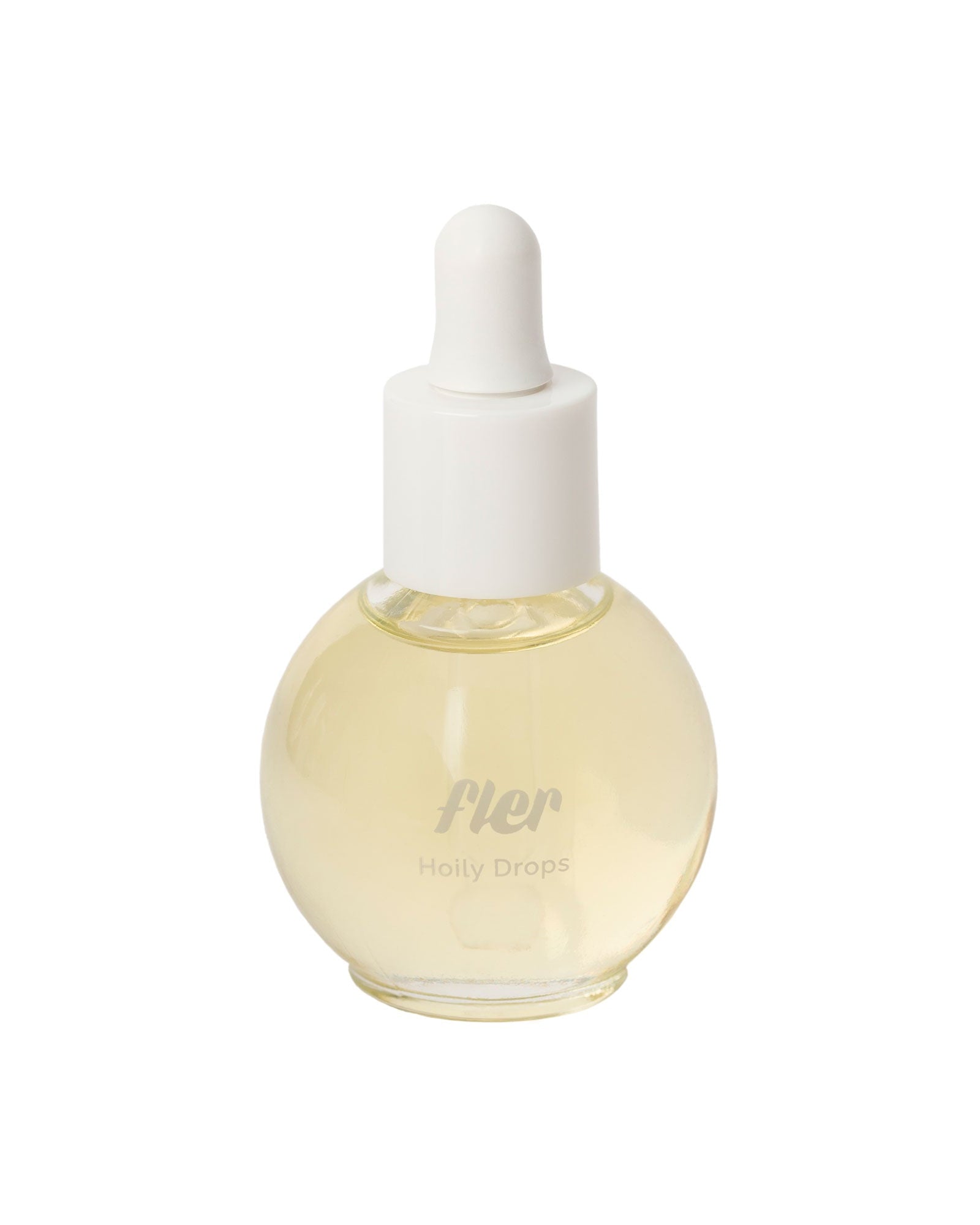Bottle of 'fier' dropper on a white background