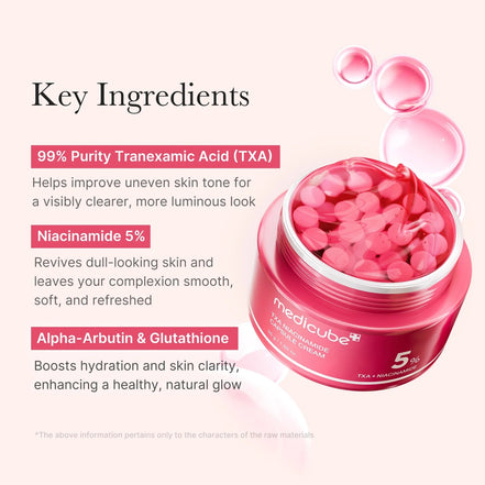 Medicube TXA Niacinamide Capsule Cream krem z niacynamidem i TXA 55 g