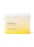 Pack of mixsoon toner pads with a gradient yellow to white design on a white background