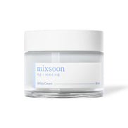 Glass jar of mixsoon Bifida Cream on a white background