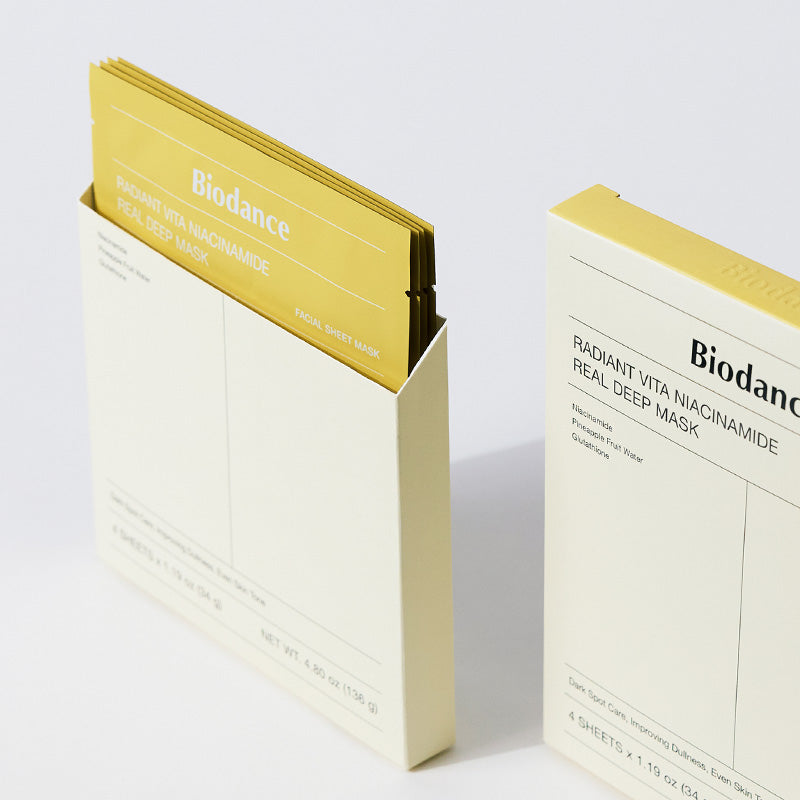 Bioderma facial mask packaging on a white background