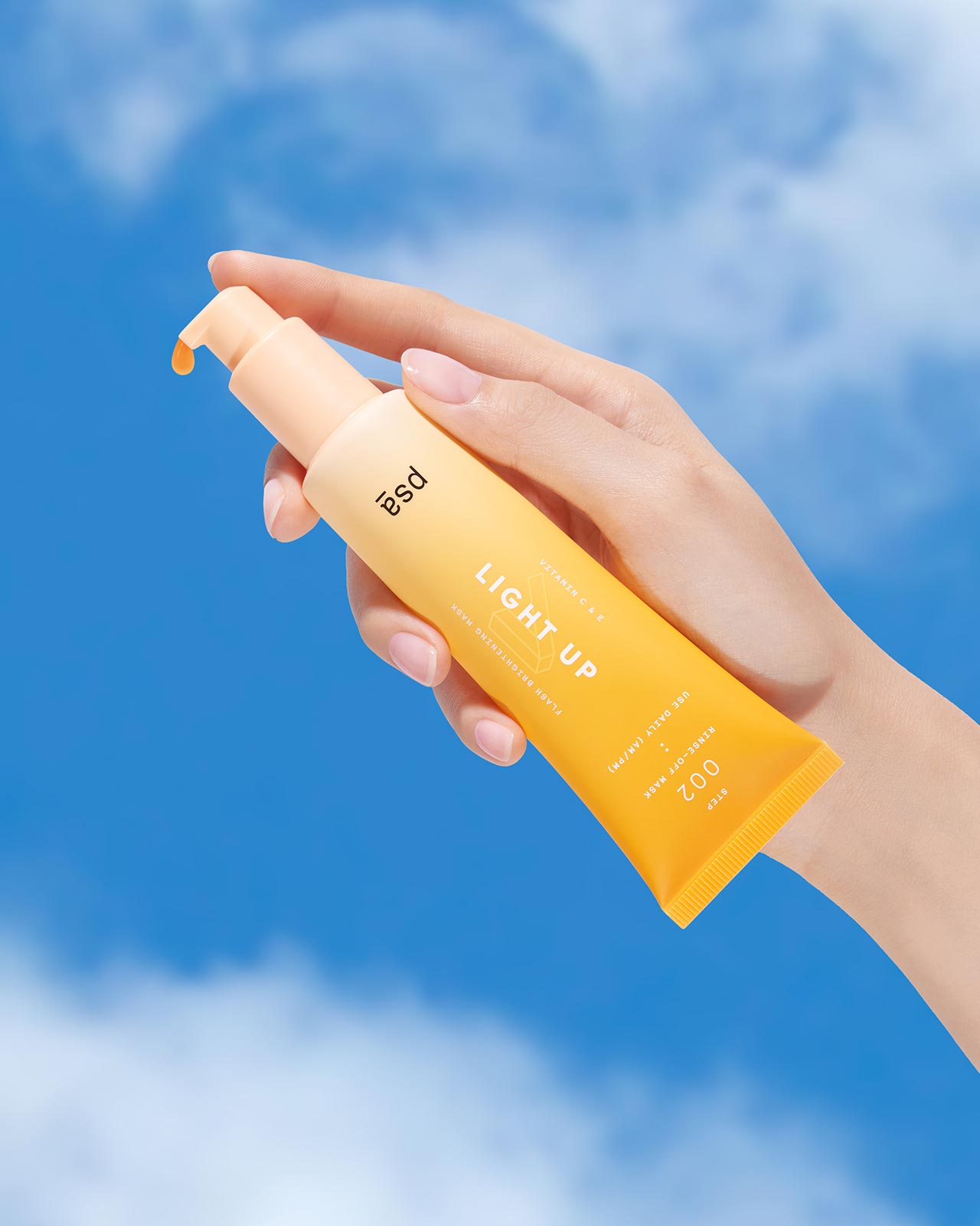 PSA Light Up Vitamin C & E Flash Brightening Mask, 50 ml