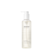 White bottle of mixsoon skin cleansing oil on a white background