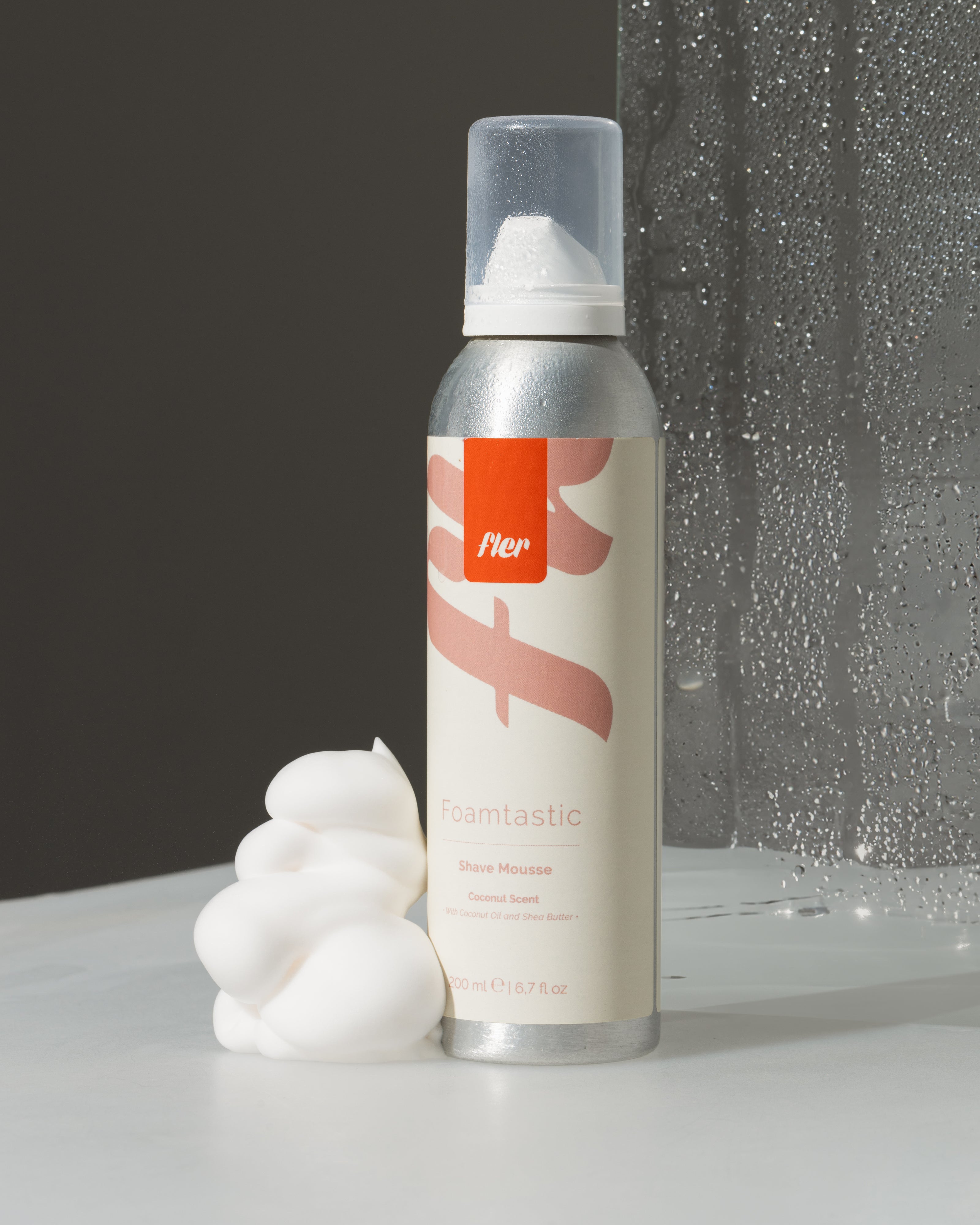 Fler Foamtastic Shave Mousse Coconut Scent, 200 ml