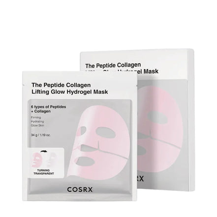 COSRX Peptide Collagen Lifting Glow Hydrogel Mask maska z peptydami 3 szt.