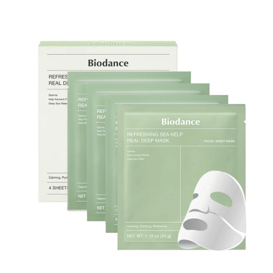 Biodance Refreshing Sea Kelp Real Deep Mask maska hydrożelowa 4 szt.