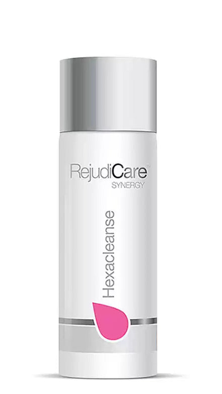 Skincare bottle labeled 'Rejudicare' on a white background