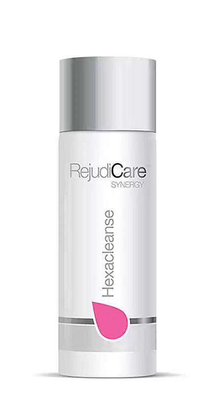 Skincare bottle labeled 'Rejudicare' on a white background