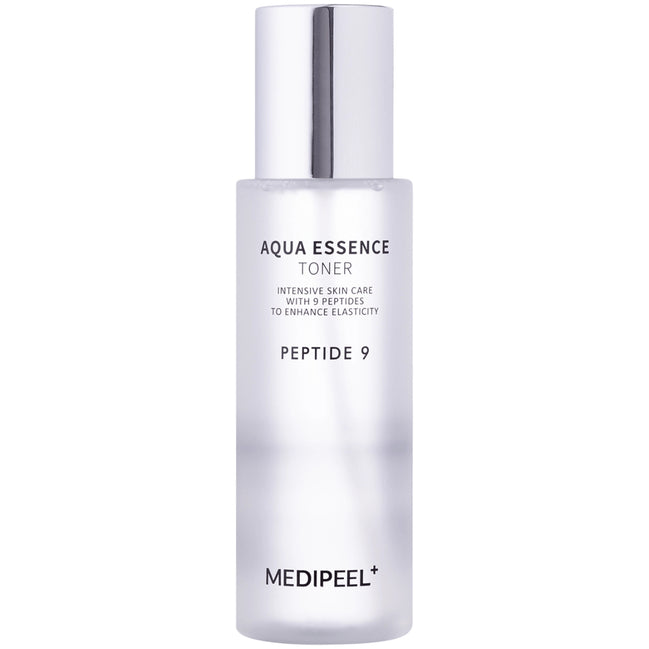 Medipeel Aqua Essence toner bottle on a white background