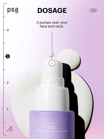 PSA Visible Improvement Peptides & Niacinamide Serum, 30 ml