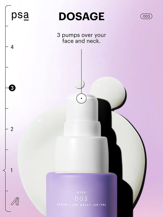 PSA Visible Improvement Peptides & Niacinamide Serum, 30 ml