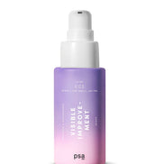 Purple bottle with white spray nozzle on a white background