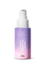 Purple bottle with white spray nozzle on a white background