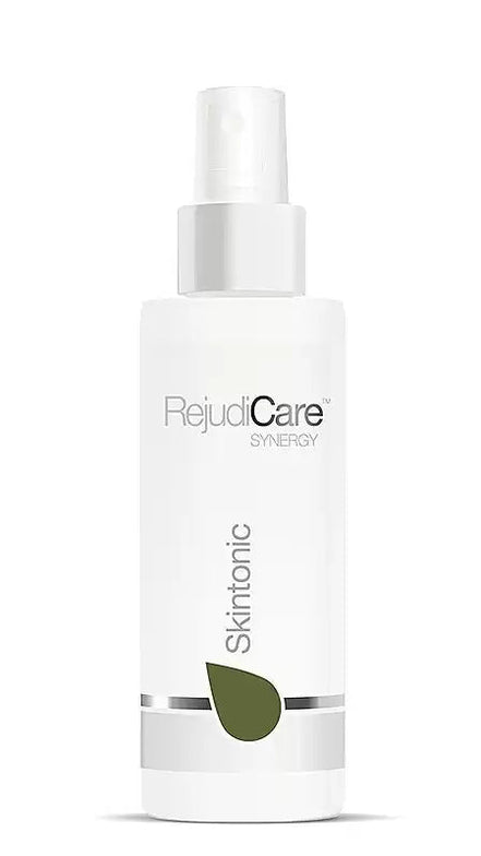 Skintonic bottle with 'RejuvCare' branding on a white background